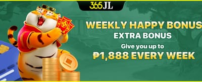 Weekly Happy Bonus - Up to ₱1,888